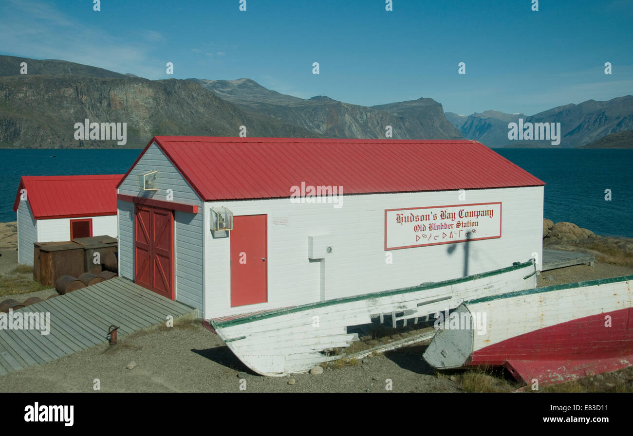 Bright paint shows conservation of a notable whaling pastPangnirtung
