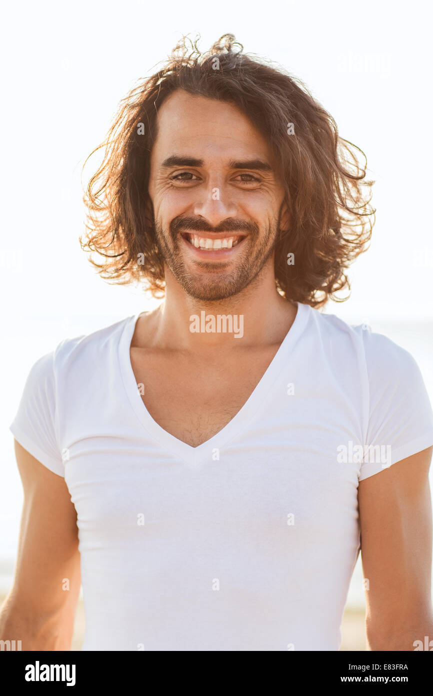 Man white t shirt hi-res stock photography and images - Alamy