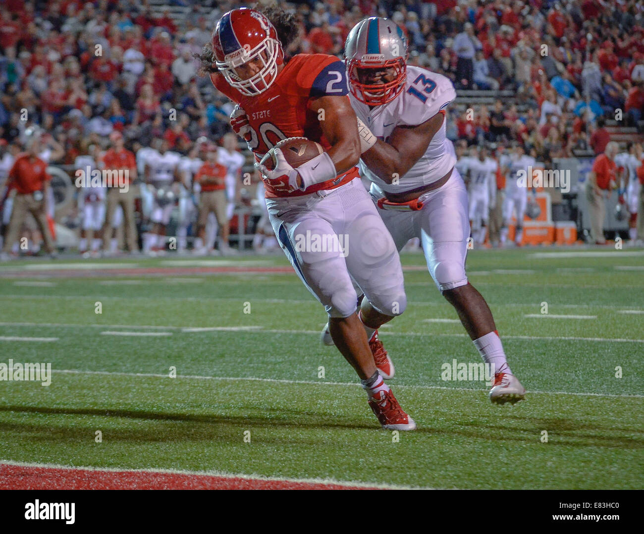 Albuquerque, New Mexico, USA. 26th Sep, 2014. Lobo Linebacker Trajuan