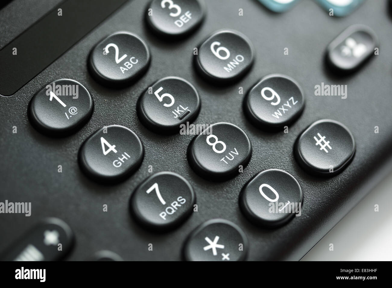 Telephone keypad Stock Photo