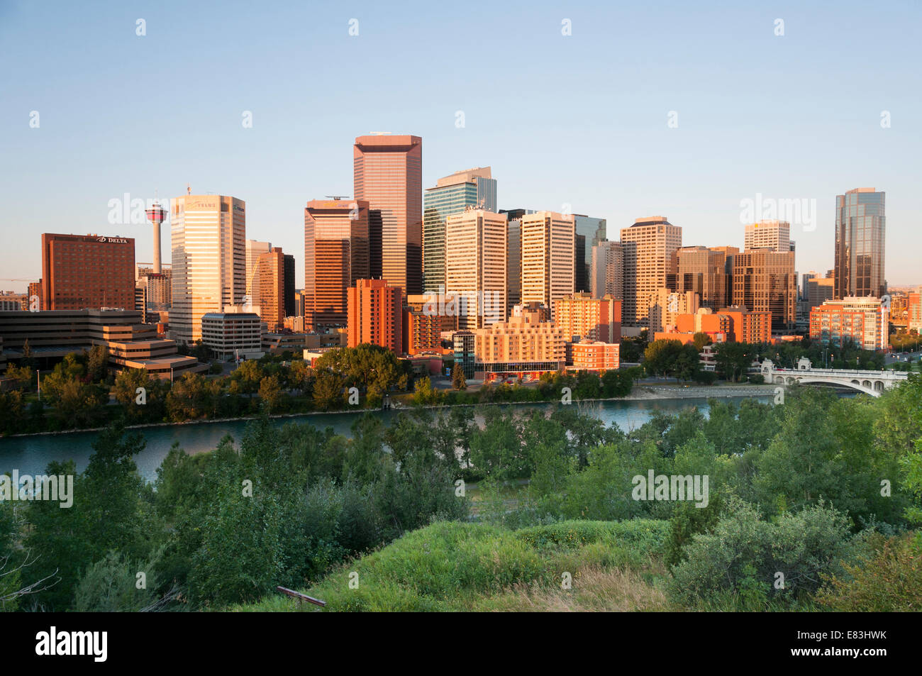 Downtown calgary river hi-res stock photography and images - Alamy