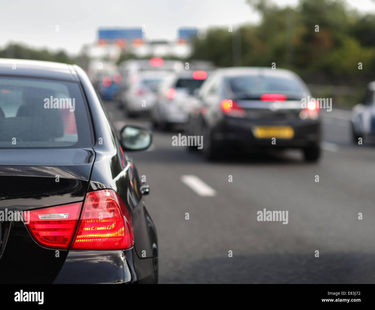 Traffic jam Stock Photo