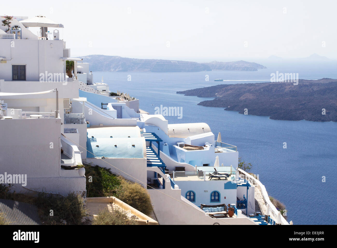 Beautiful scenery of Thira Stock Photo - Alamy