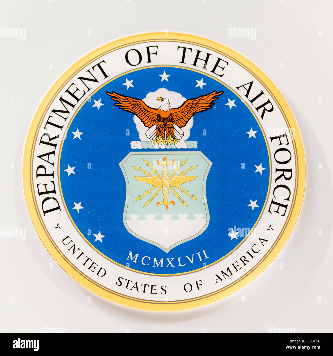 US Air Force seal - USA Stock Photo