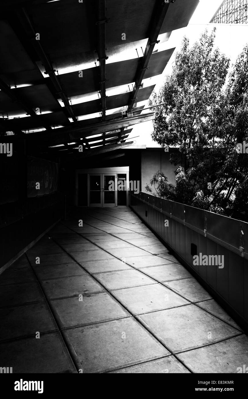 Elevated walkway in downtown Charlotte, North Carolina Stock Photo Alamy