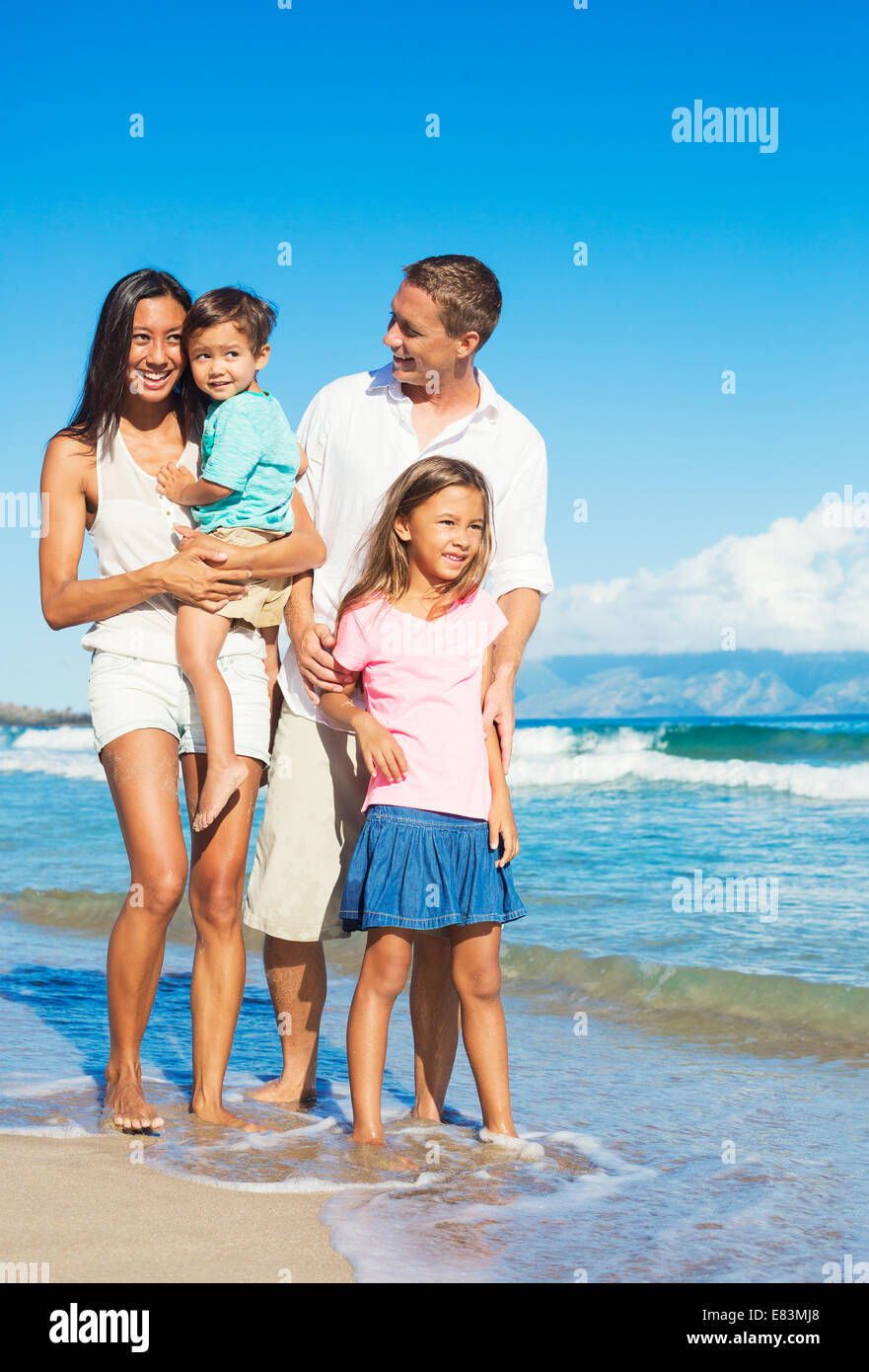 Asian family portrait outdoors hi-res stock photography and images - Alamy