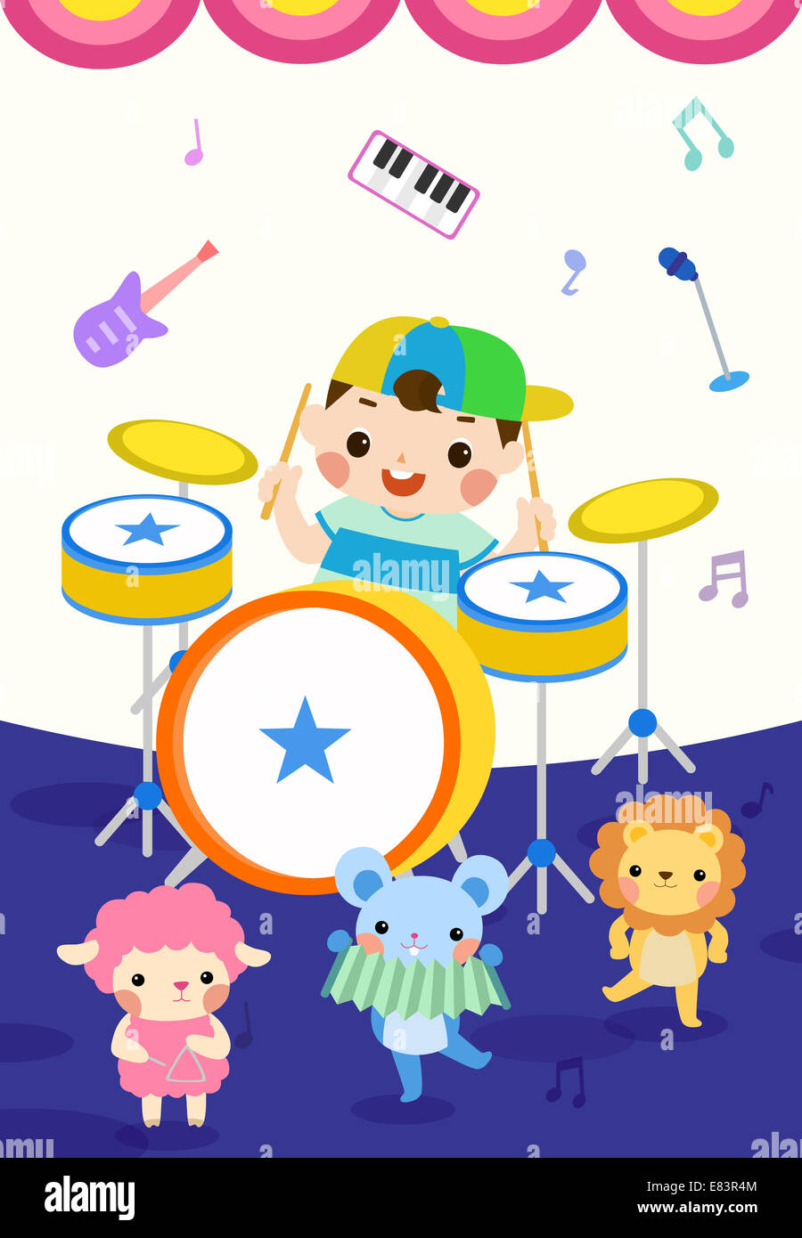 Children musical recital hi-res stock photography and images - Alamy