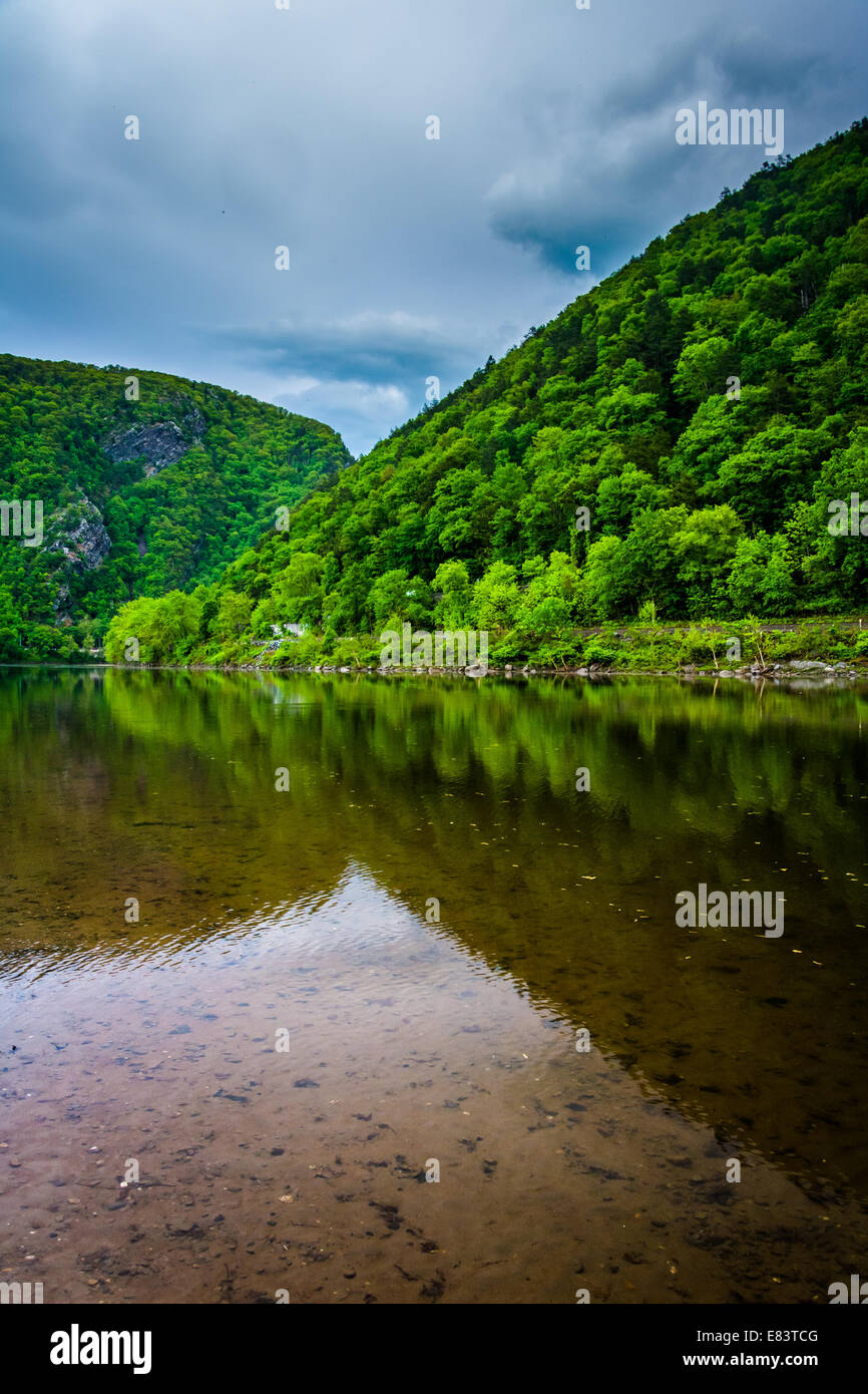 The Delaware Water Gap seen from Kittatinny Point in Delaware Water Gap