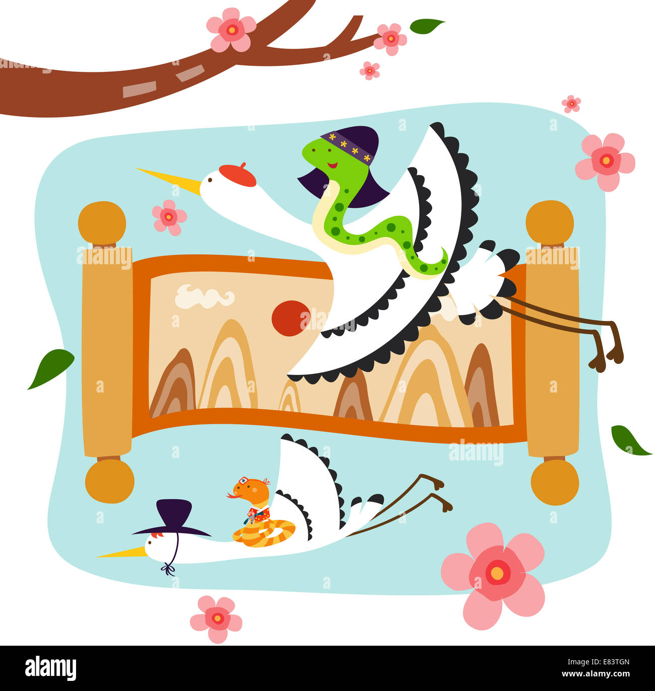 Year of snake Stock Photo Alamy