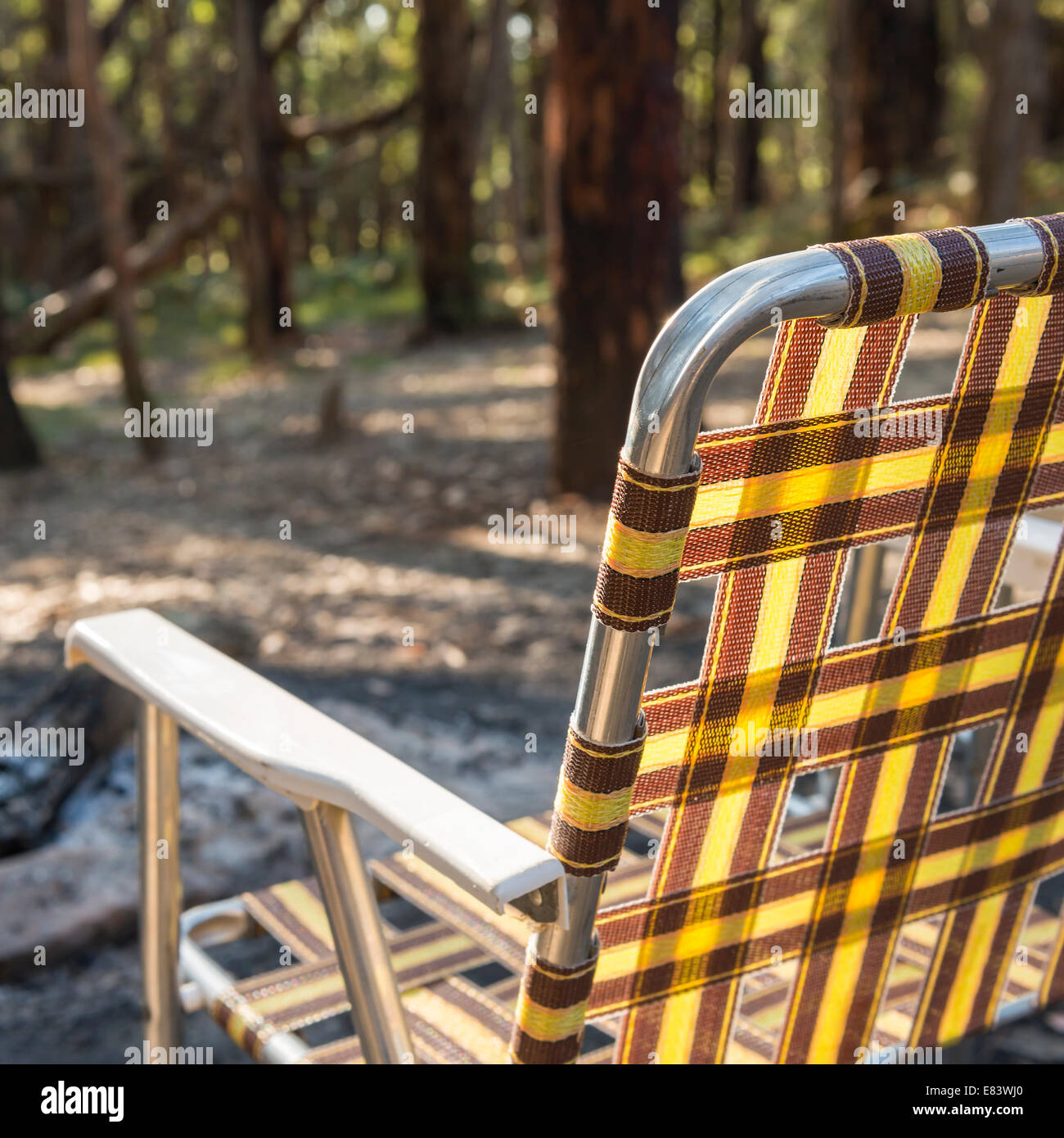 Fishing camp chair hi-res stock photography and images - Alamy