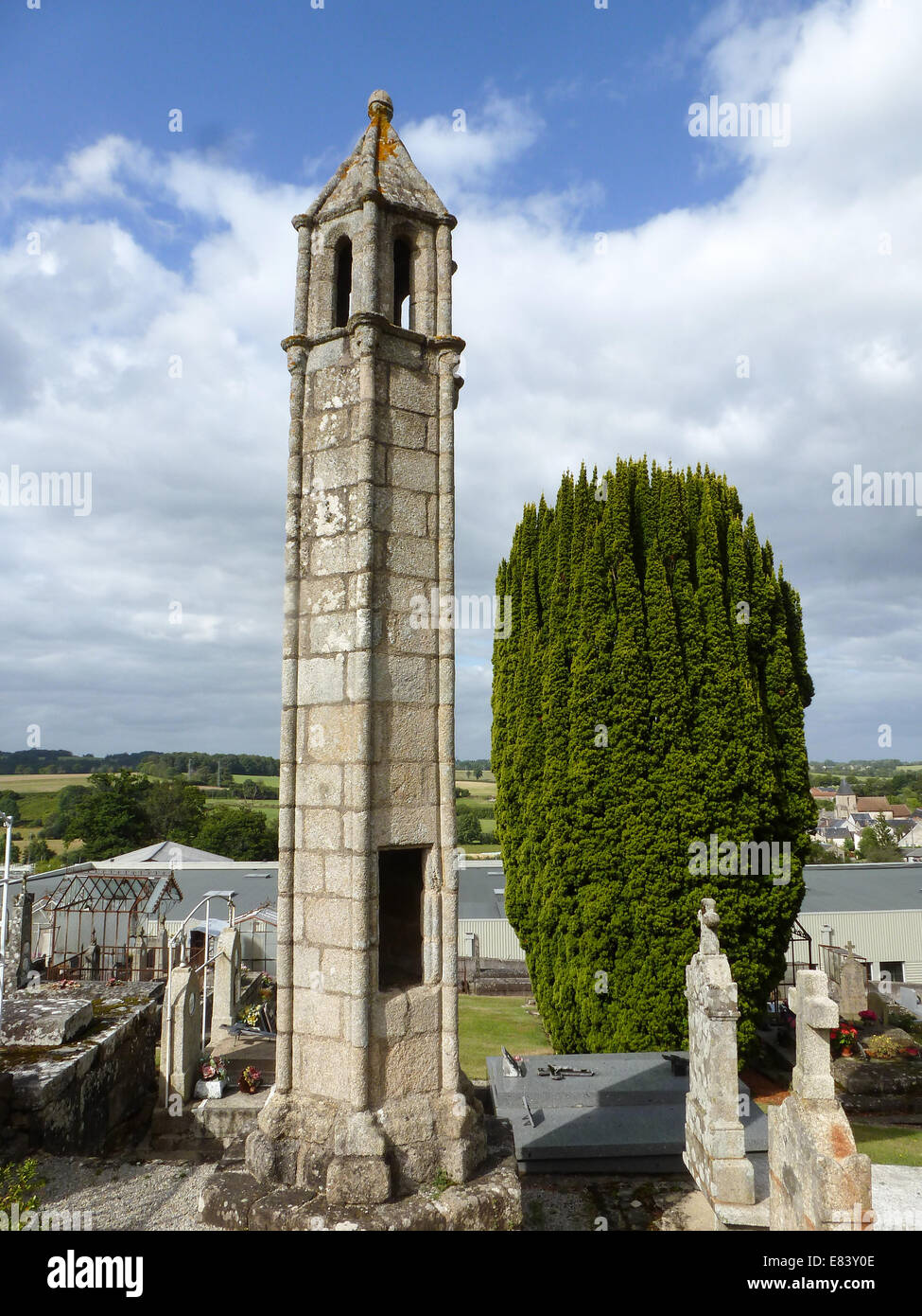 laterne des morts from St. Agnant de Versillat, France Stock Photo
