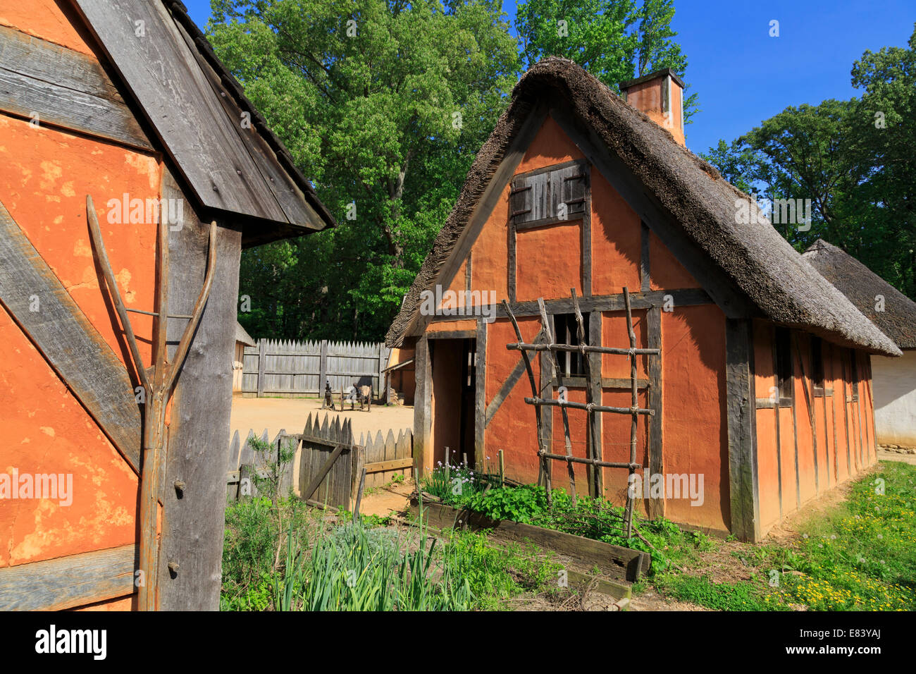 Jamestown Settlement Museum, Williamsburg, Virginia, USA Stock Photo