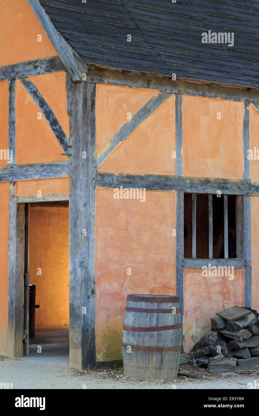 Jamestown Settlement Museum, Williamsburg, Virginia, USA Stock Photo