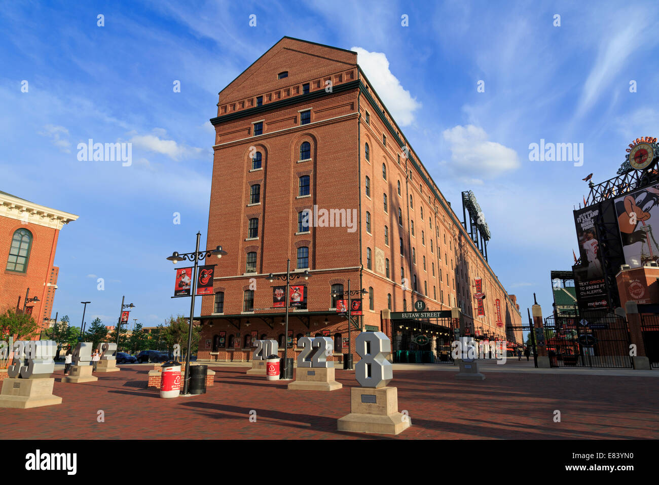 Oriole Park in Camden Yards, Baltimore, Maryland, USA Stock Photo