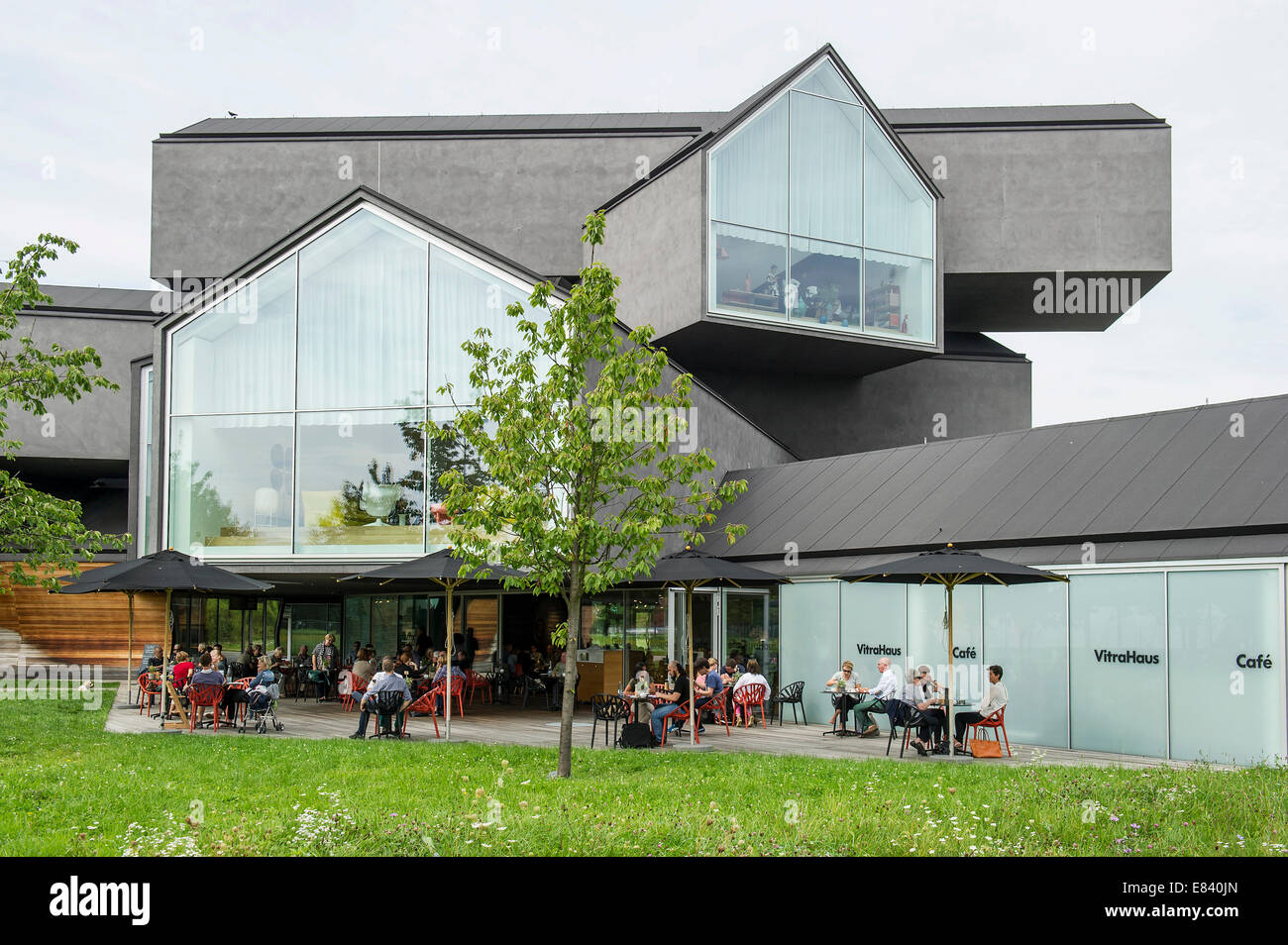 VitraHaus, Vitra House, by architects Herzog and de Meuron, Architecture Park of Vitra company, Weil am Rhein Stock Photo