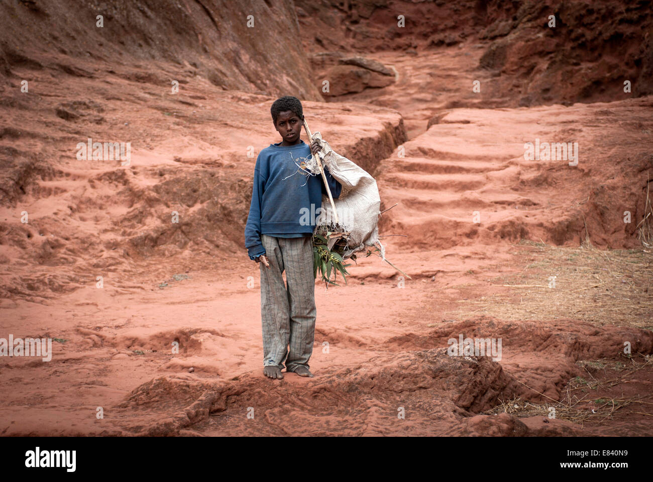 Tradesman, Lalibela, Ethiopia Stock Photo