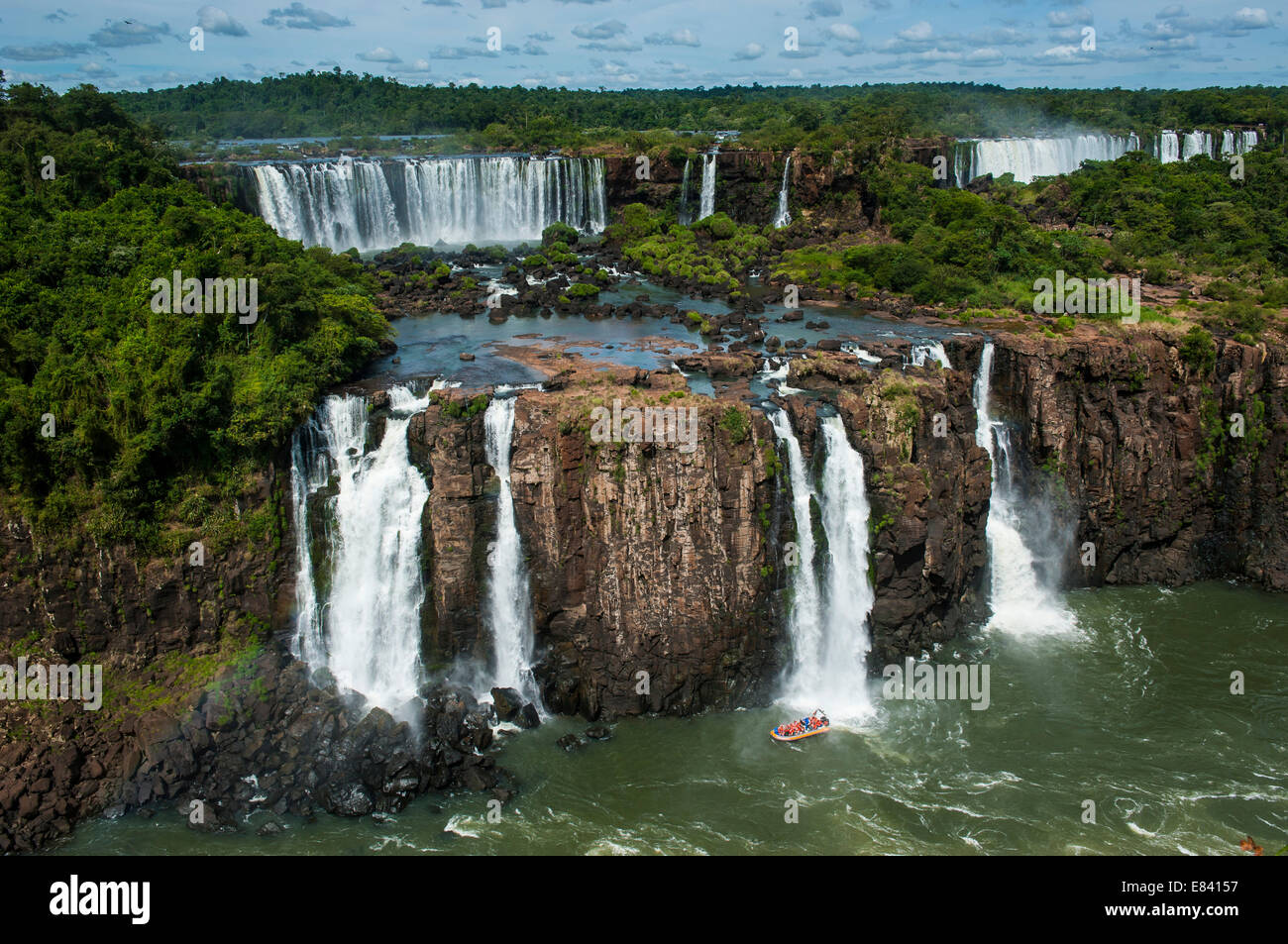 Iguazu Falls, UNESCO World Heritage Site, Paraná, Brazil Stock Photo