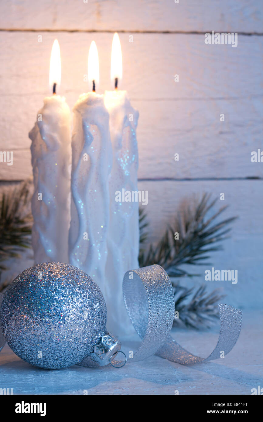 Christmas vintage candles hi-res stock photography and images - Alamy, image size:866x1390