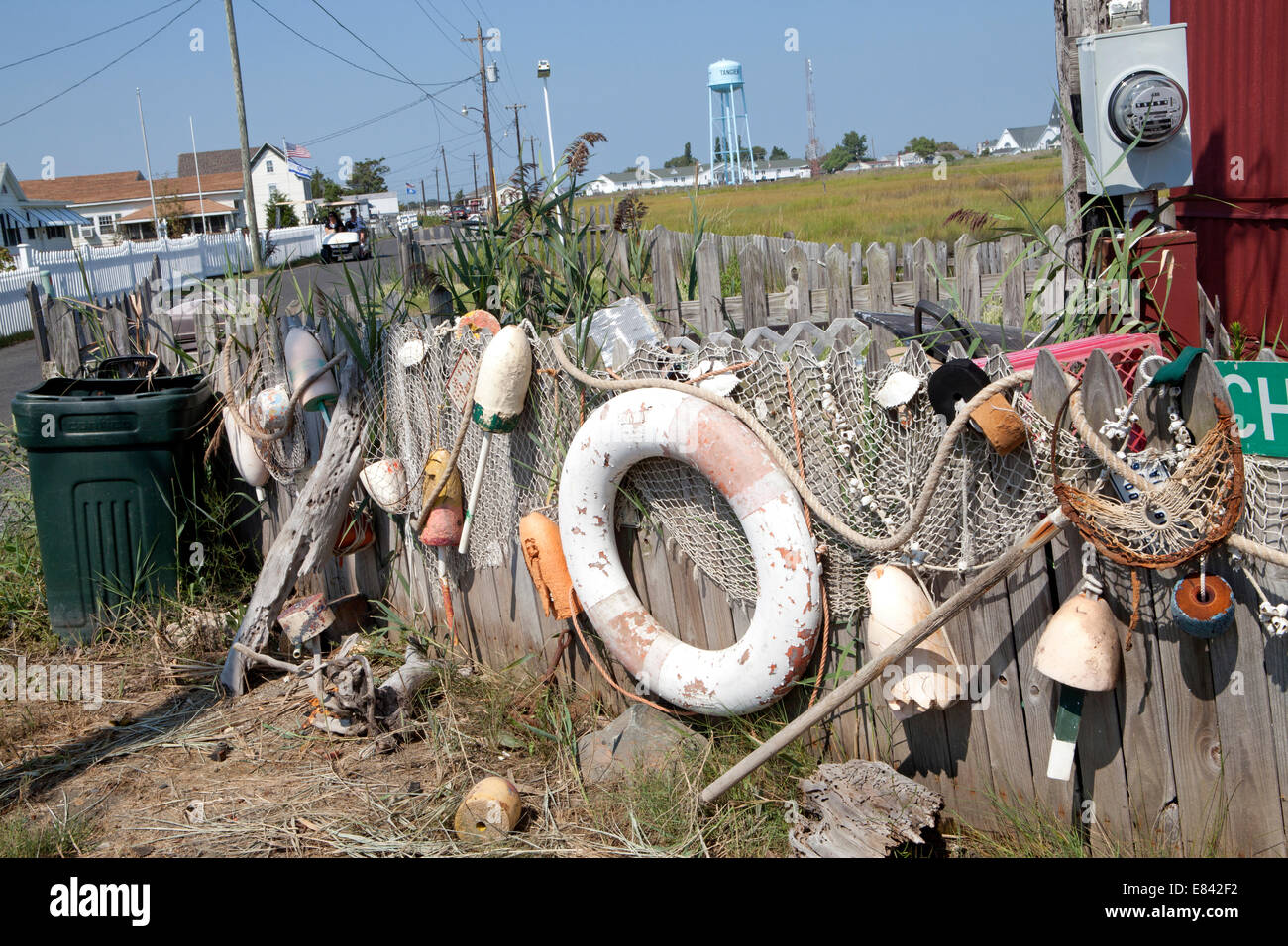 Homes tangier island usa wooden hires stock photography and images Alamy