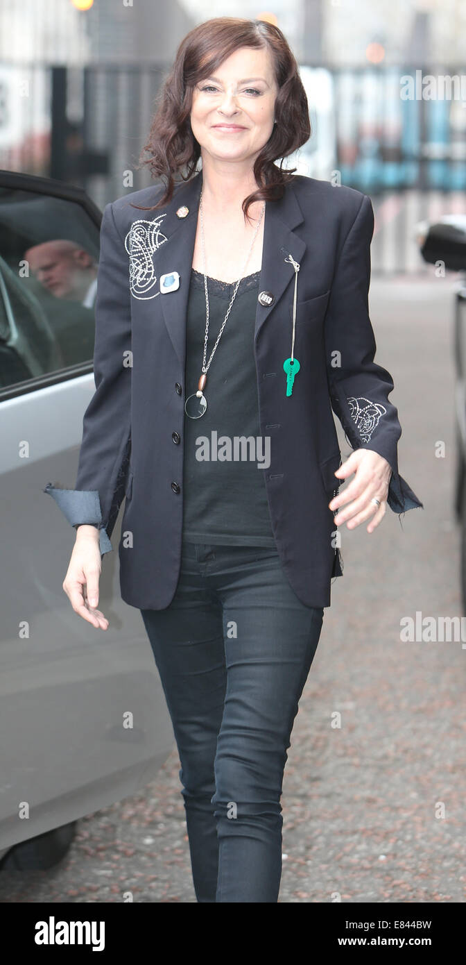 Lisa Stansfield outside ITV Studios Featuring: Lisa Stansfield Where