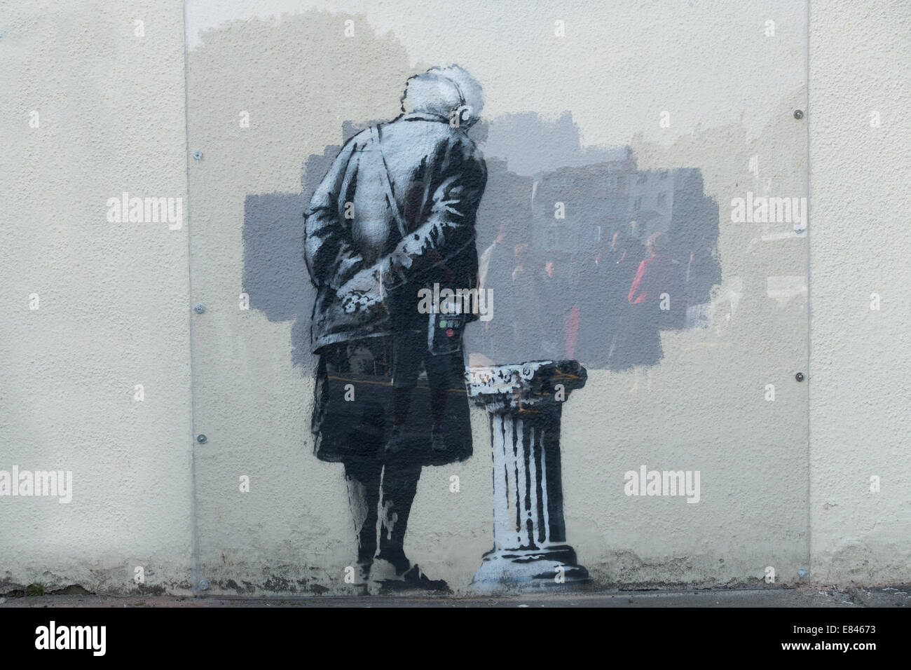 By a banksy artwork hi-res stock photography and images - Alamy