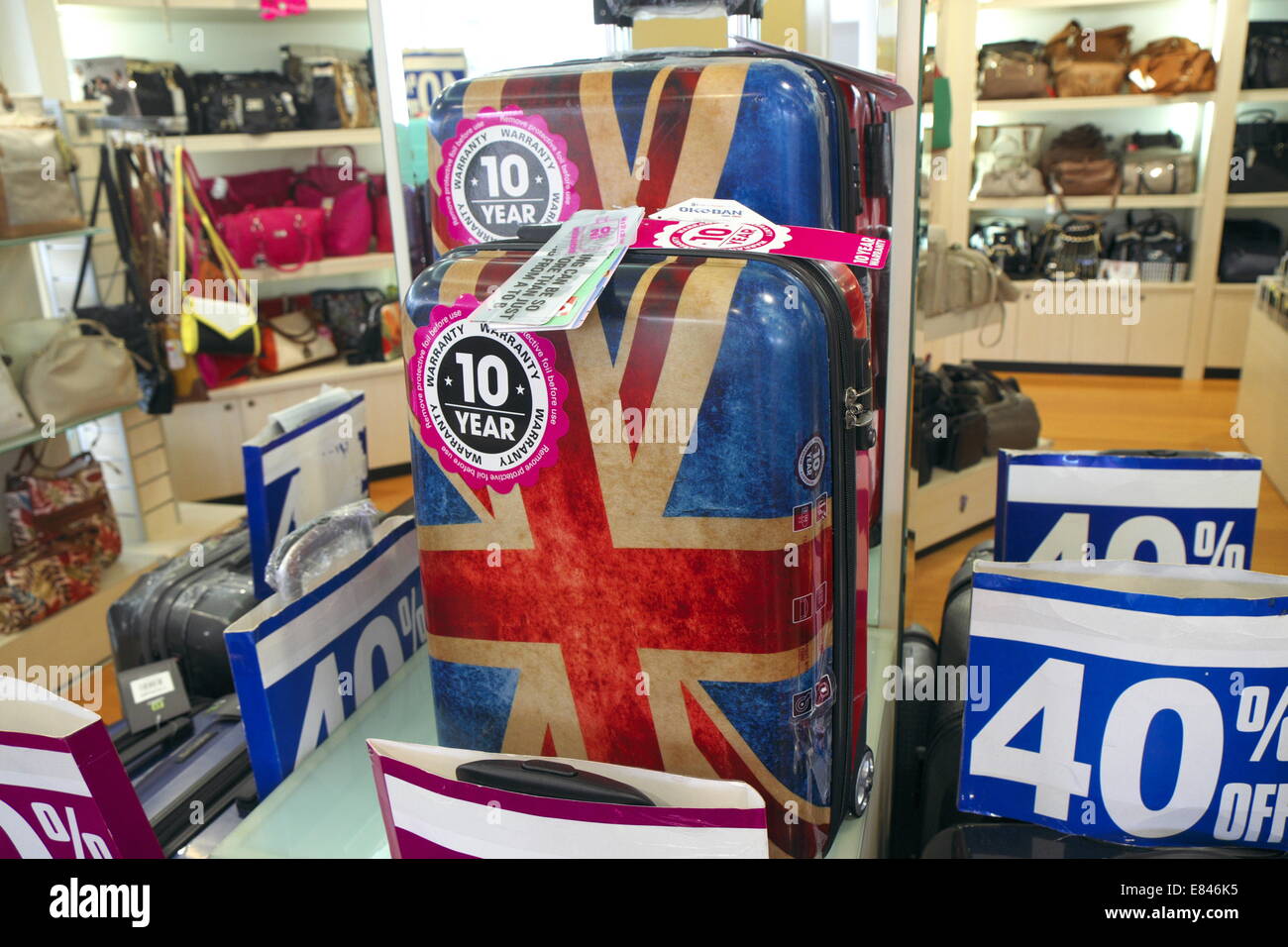 luggage and suitcases for sale at a shop in north sydney,australia