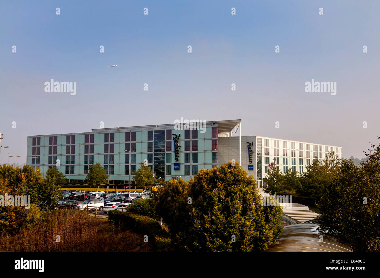 Radisson Blu hotel at Stansted Airport England UK Stock Photo