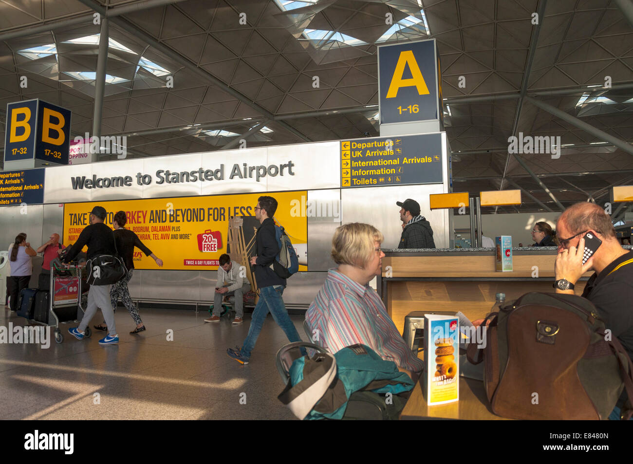 London Stansted Airport terminal England UK Stock Photo