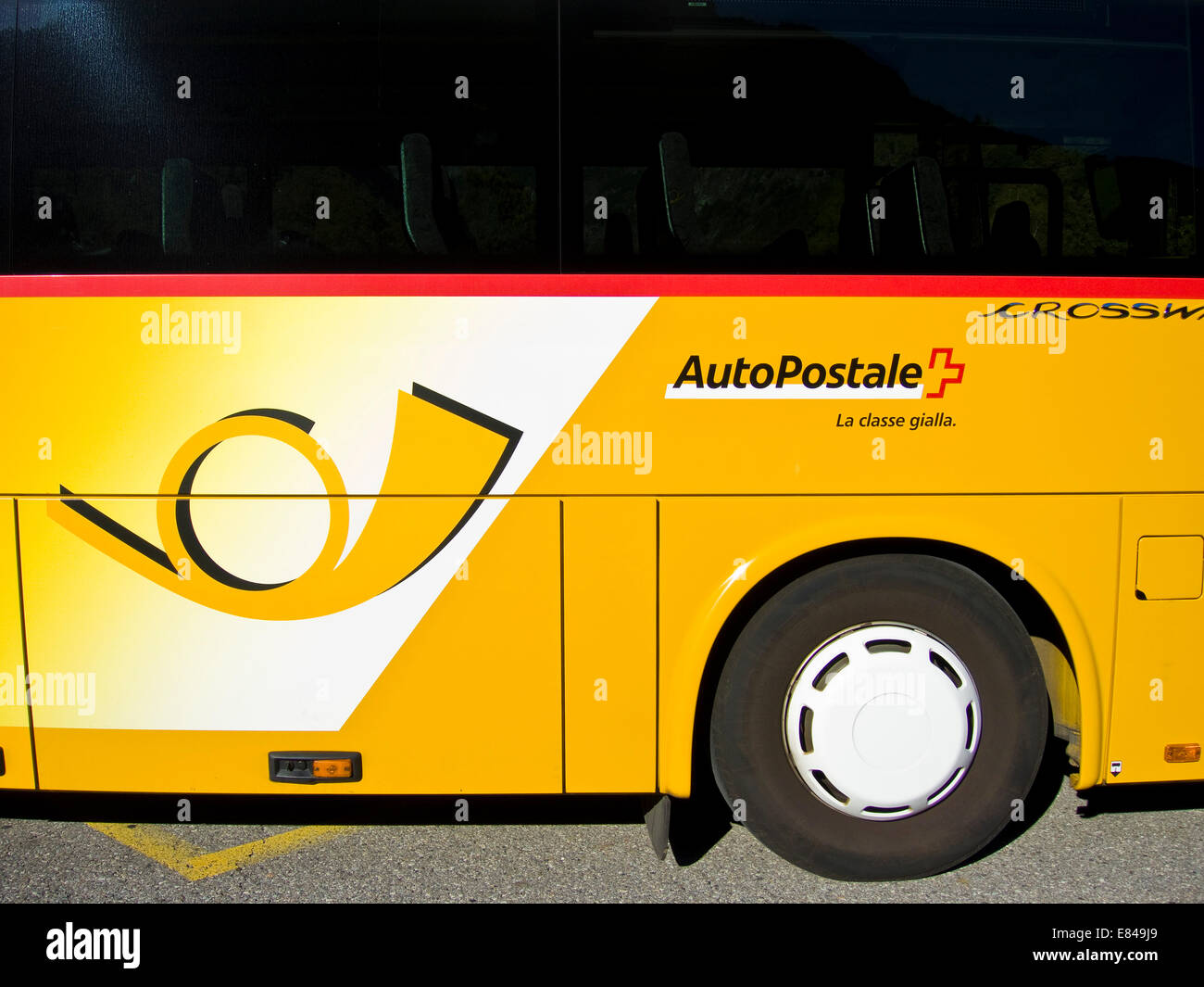 Autopostale bus canton ticino europe hi-res stock photography and ...