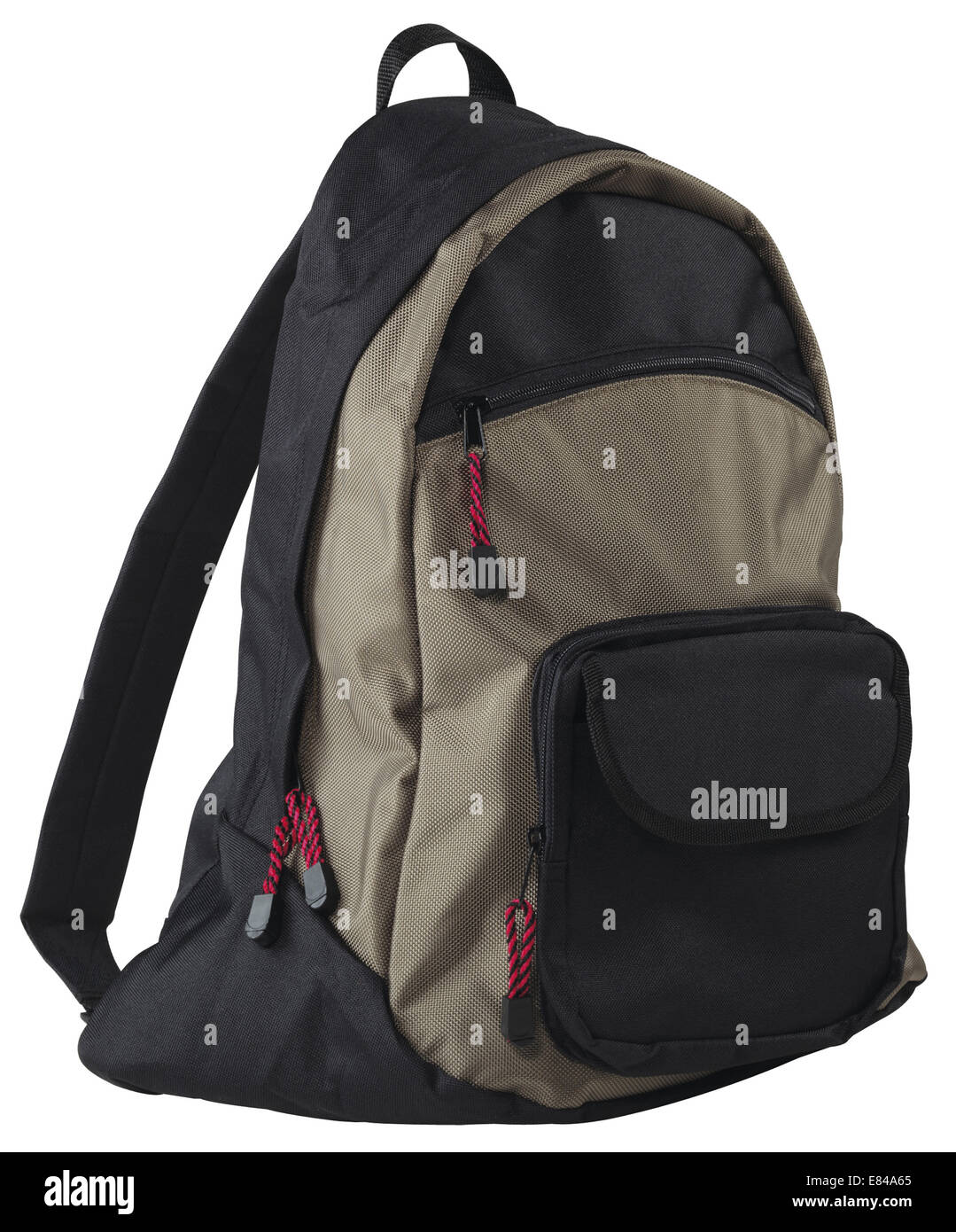 black and grey backpack Stock Photo