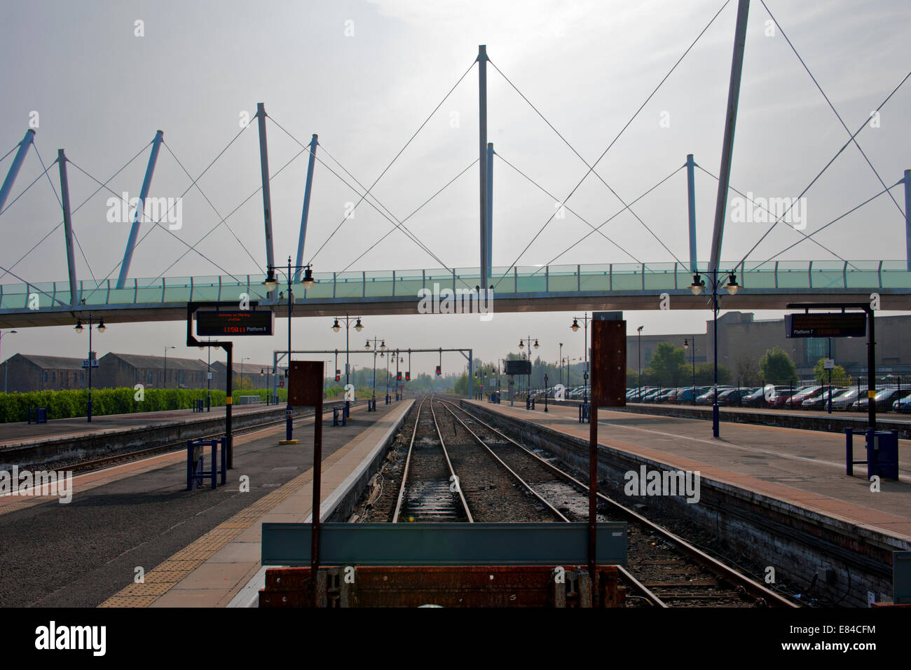 Stirling Railway Station, Stirling, Scotland, UK looking north Stock Photo