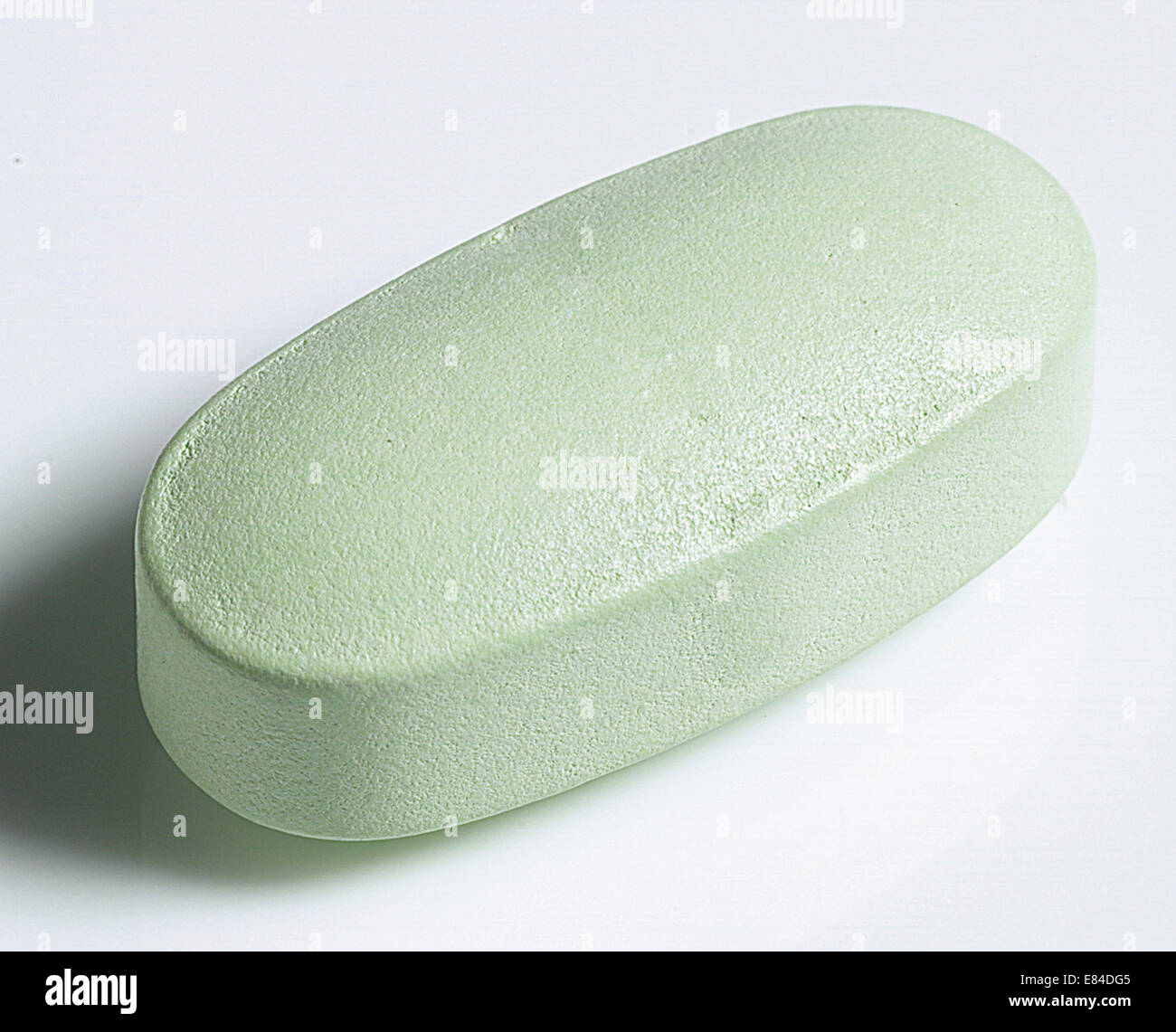 green pill Stock Photo