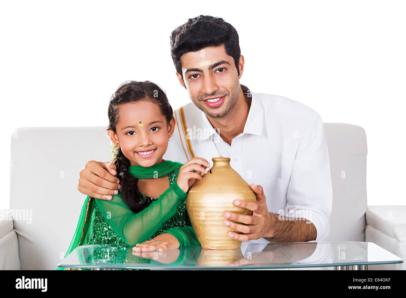 South Indian saving money Piggy Bank Stock Photo - Alamy
