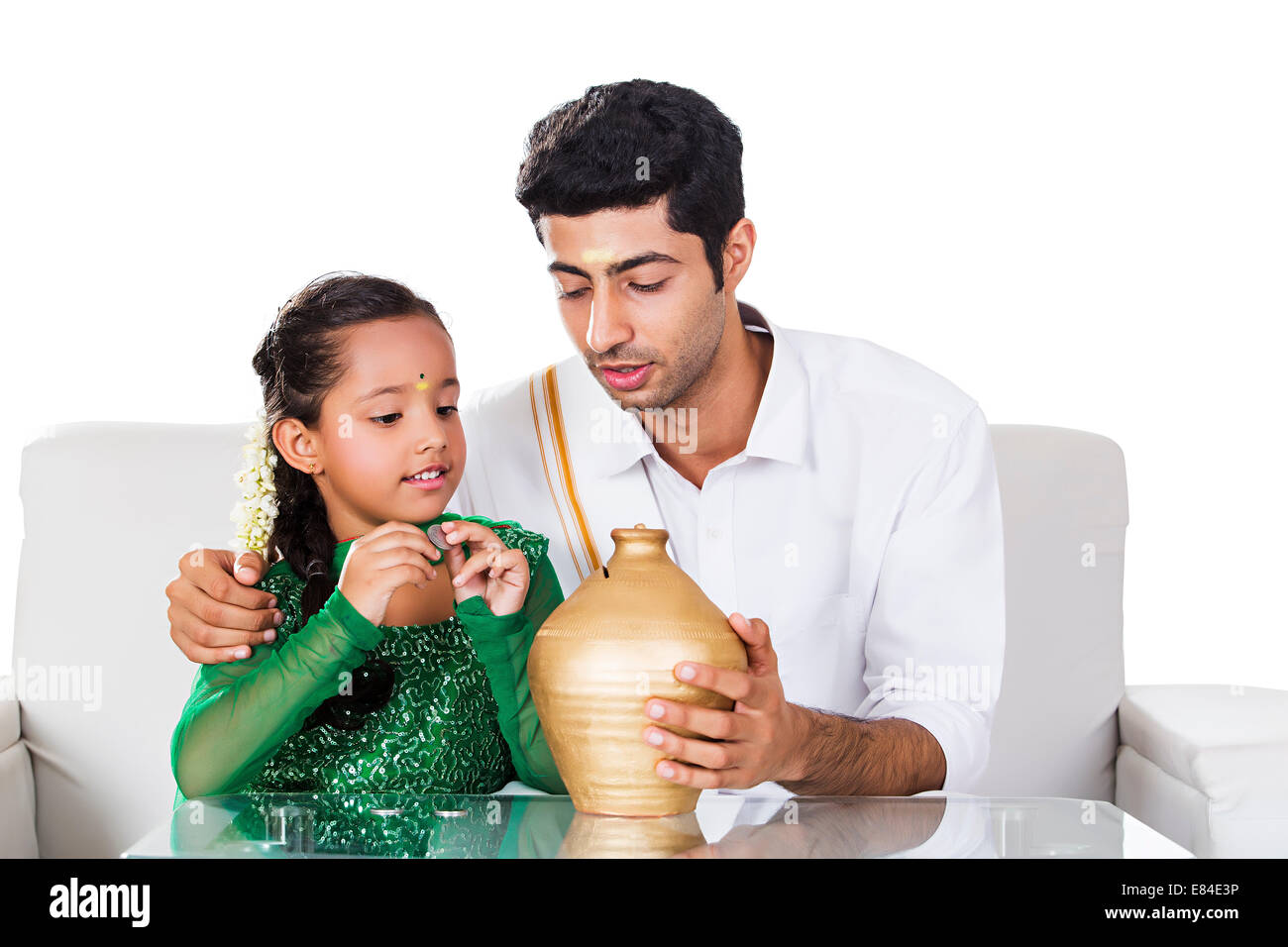 South Indian saving money Piggy Bank Stock Photo - Alamy