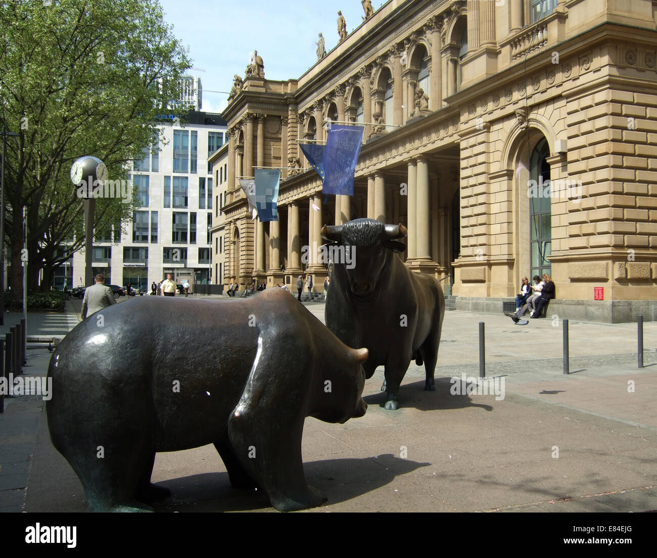 the German stock exchange in Frankfurt am Main Stock Photo Alamy