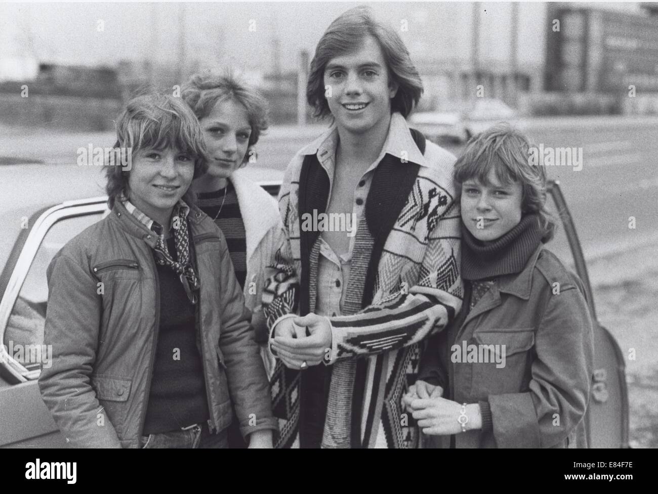 SHAUN CASSIDY with fans at Bravo Magazine Awards in Germany 1977