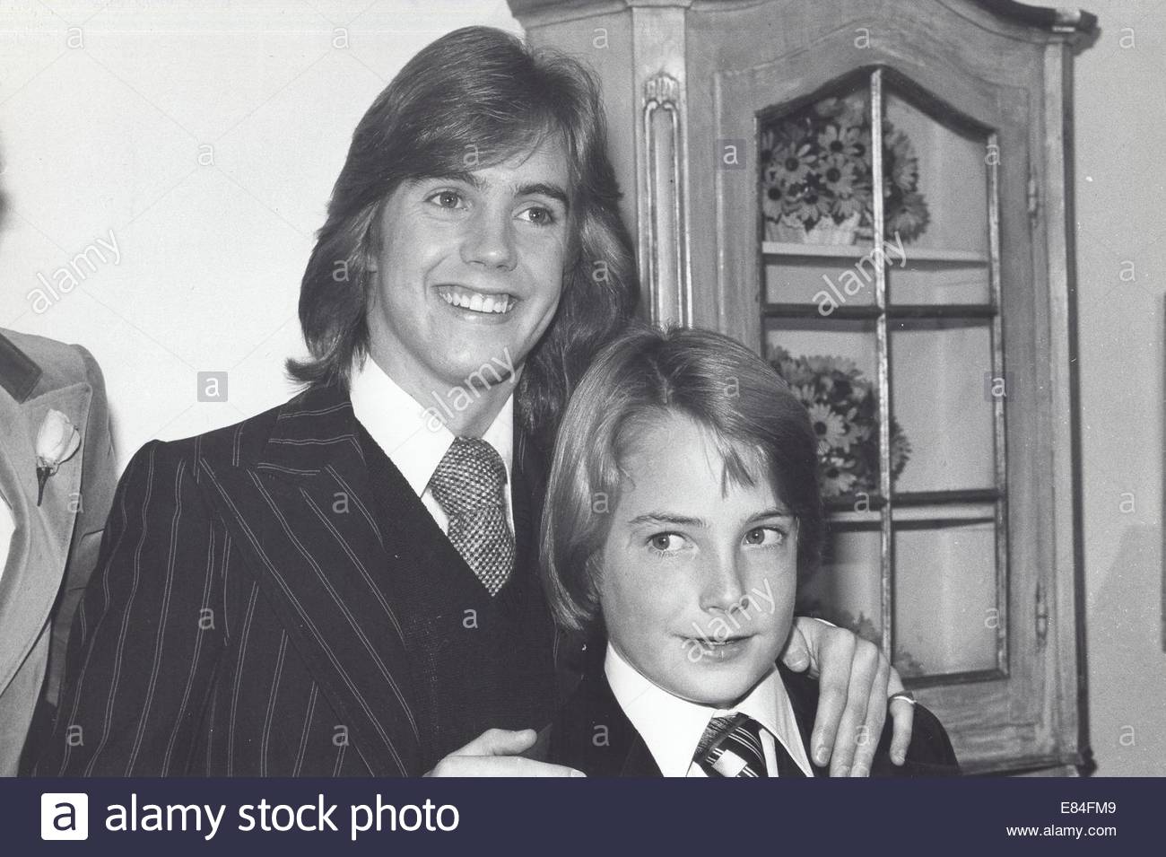 SHAUN CASSIDY with brother Ryan. © Ralph Dominguez/Globe Photos/ZUMA