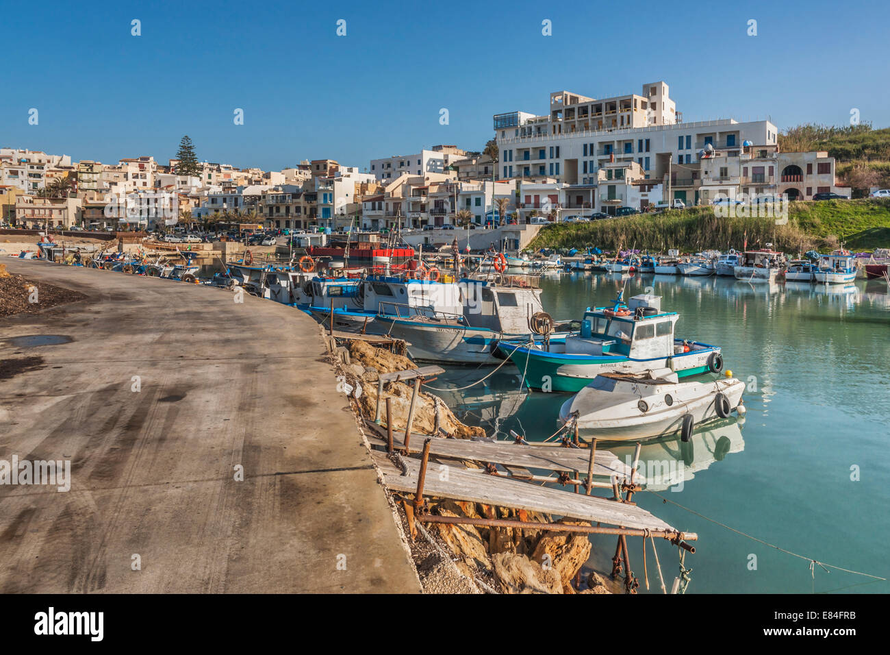Fishing port in Marinella di Selinunte, Castelvetrano, Trapani, Sicily,  Italy, Europe Stock Photo - Alamy