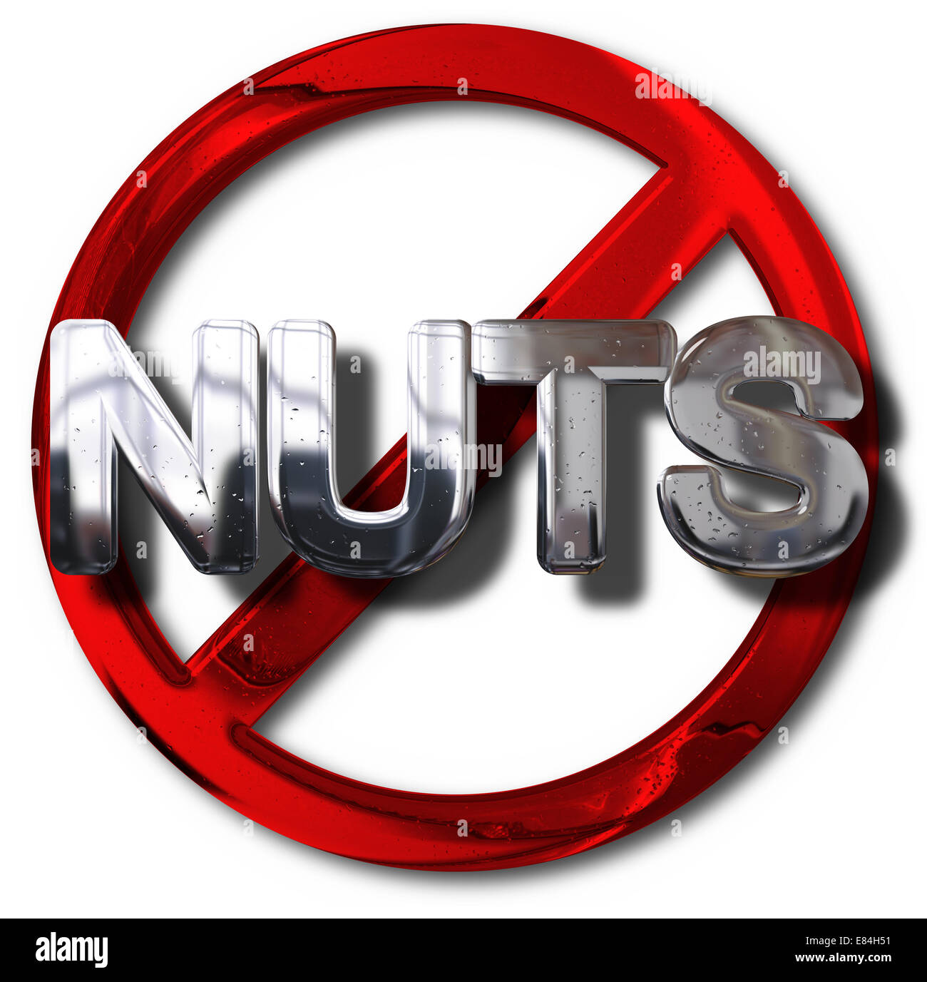 Nut free concept Stock Photo Alamy