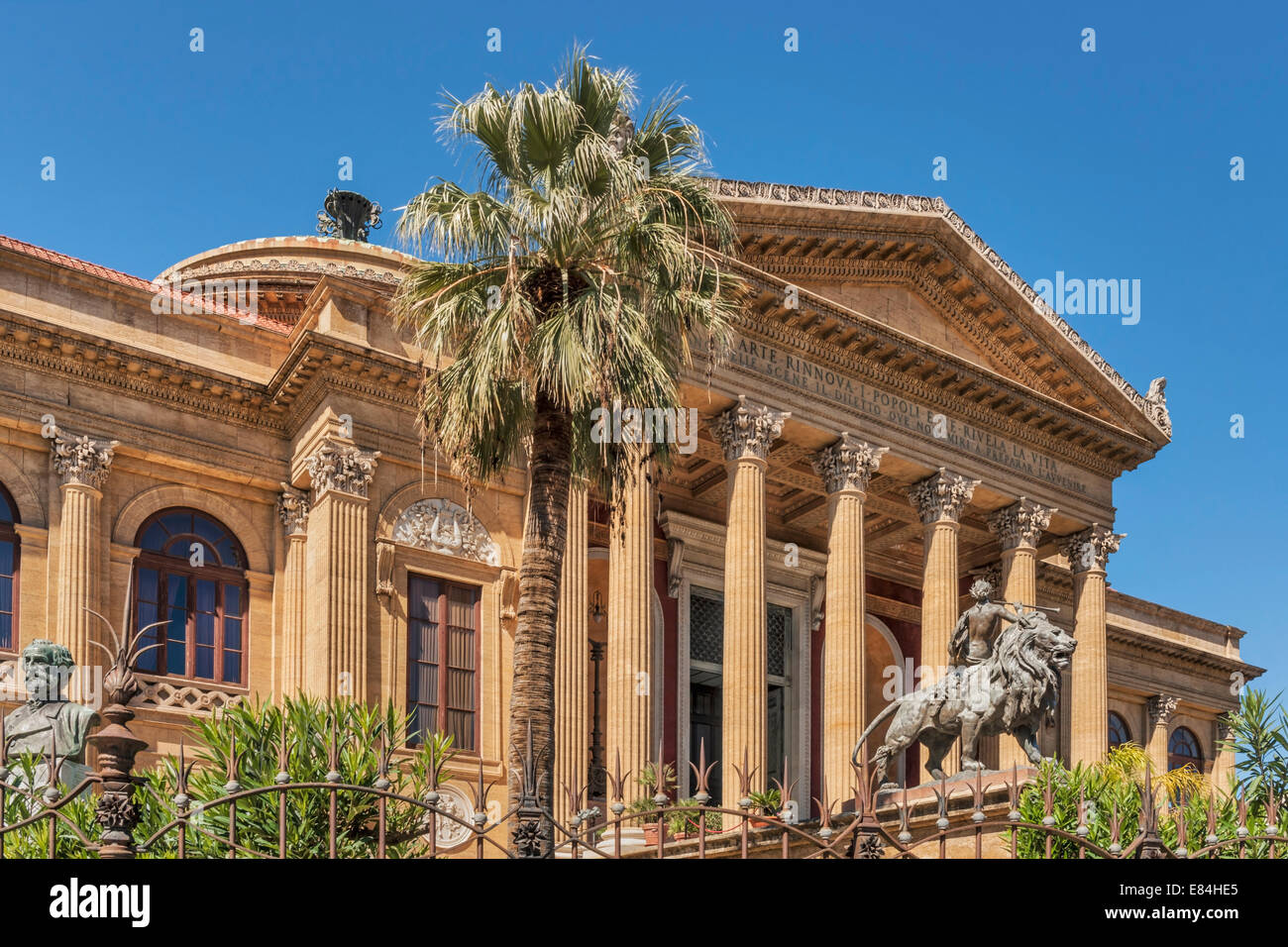 The Teatro Massimo in Palermo is Italy's largest and Europe's third