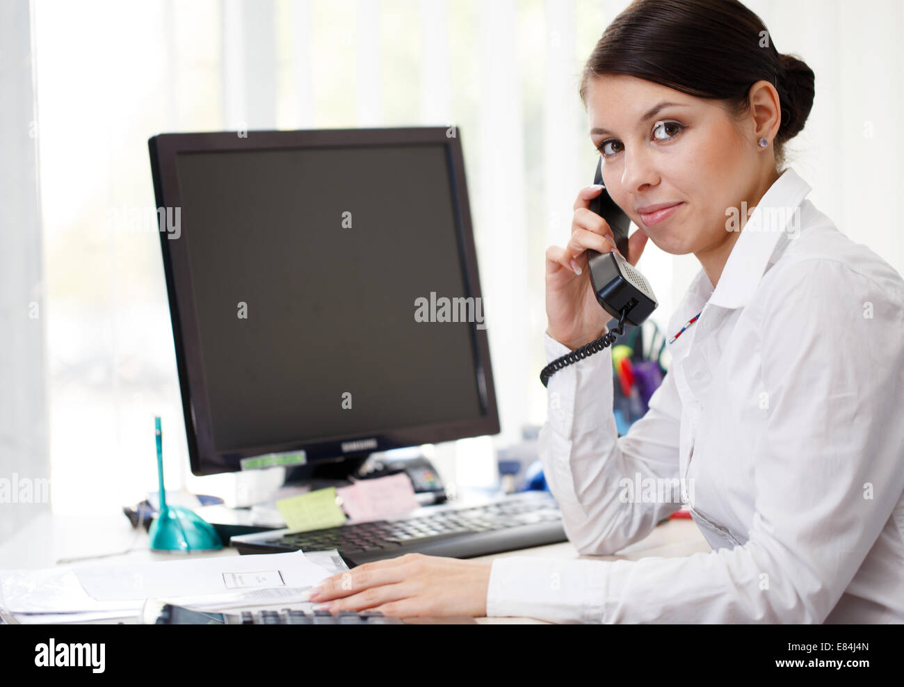 Serious bossy woman business hi-res stock photography and images - Alamy