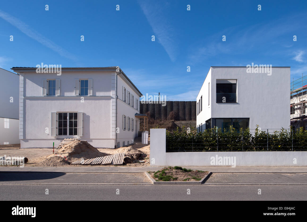 Berlin, Germany, the construction of new singlefamily homes in Berlin