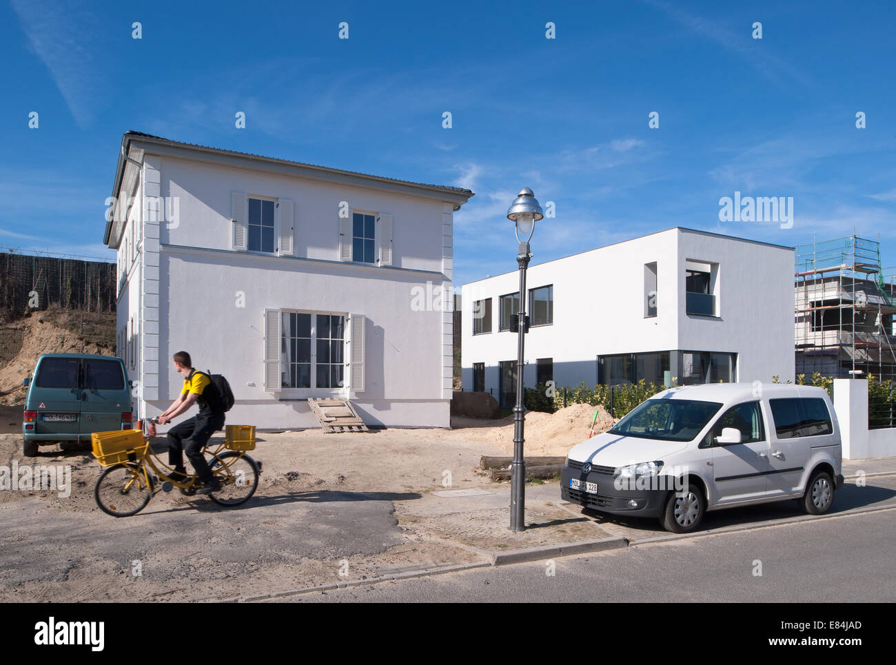Berlin, Germany, the construction of new singlefamily homes in Berlin