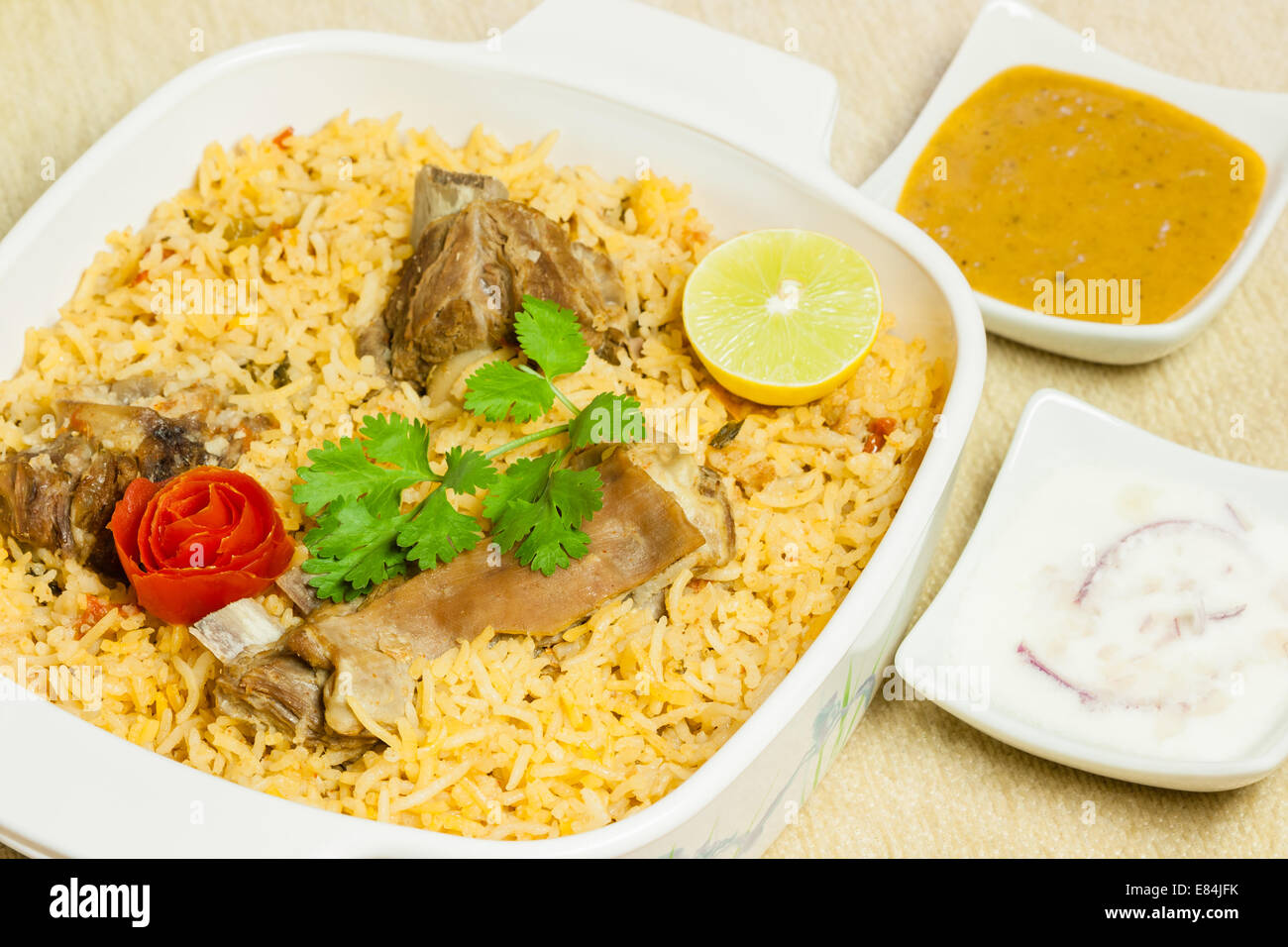 Indian lamb biryani curry hires stock photography and images Alamy