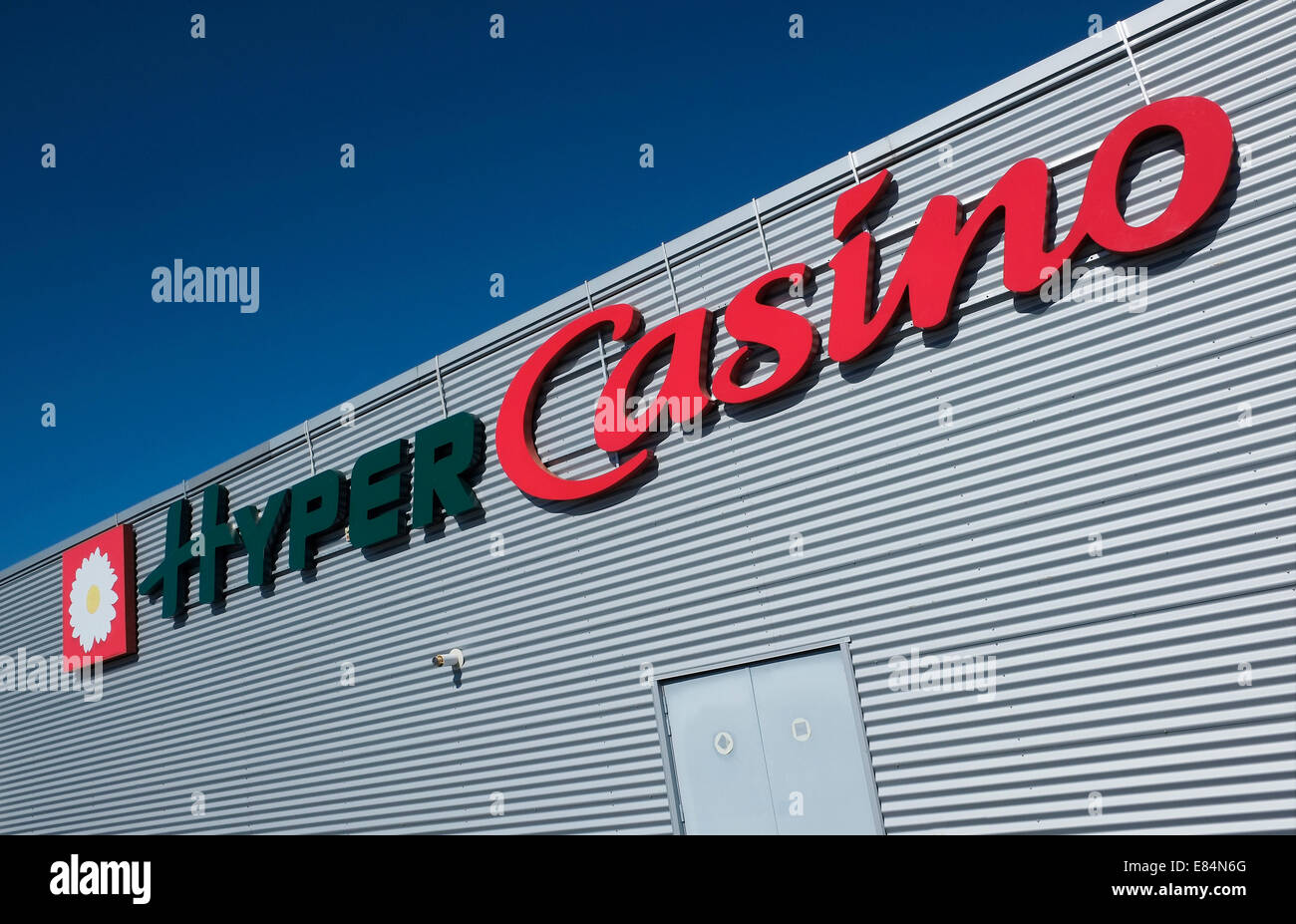 hyper casino supermarket, normandy, france Stock Photo