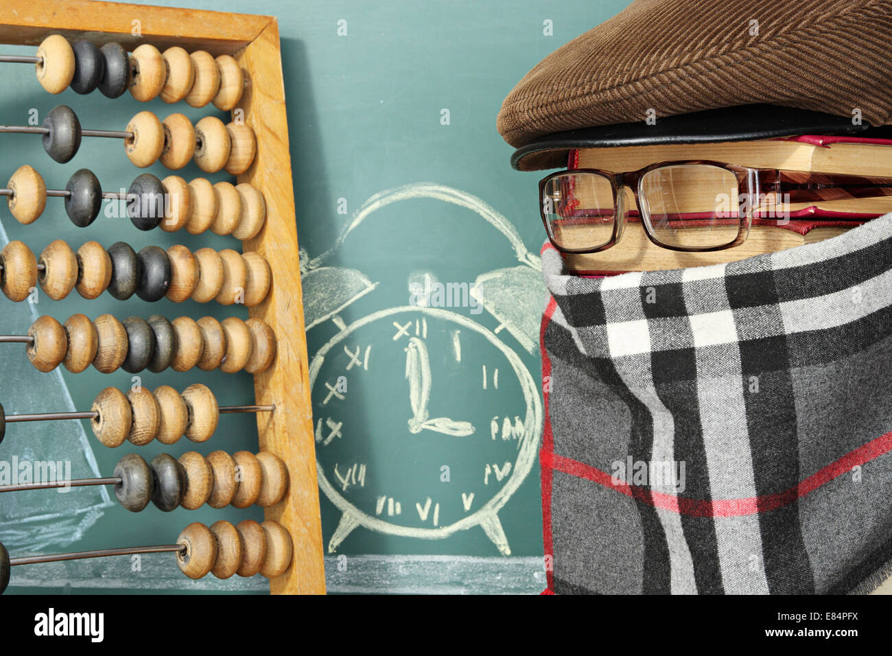 Education financial concept. Counting and time it is constituent of success Stock Photo