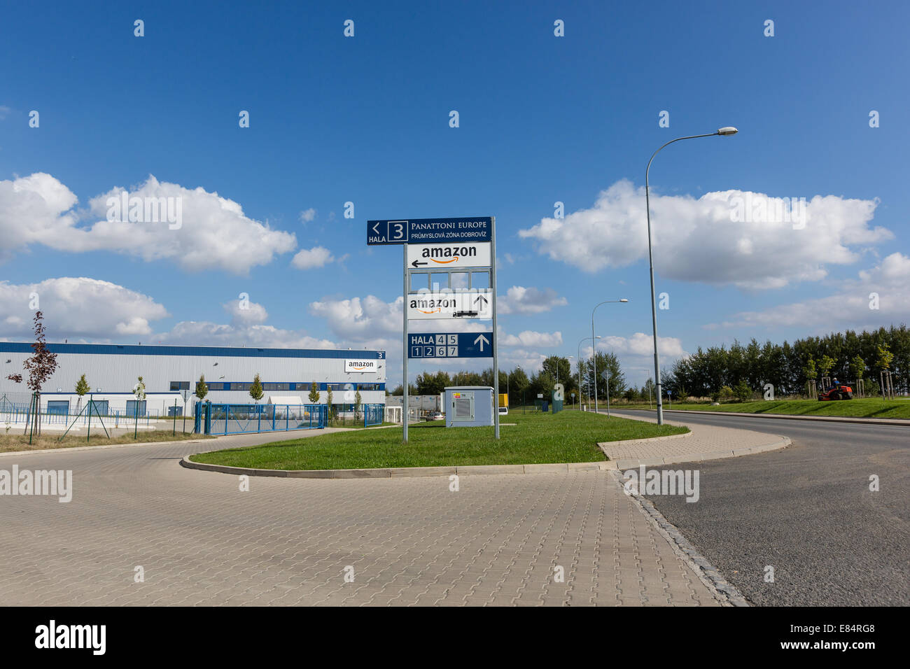 Amazon warehouses in Dobroviz, the Czech