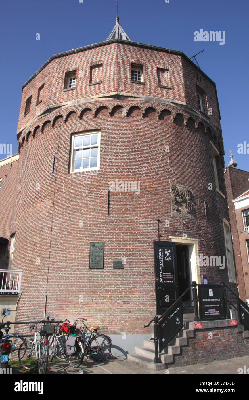 Schreierstoren Weepers Tower fortification Amsterdam Stock Photo