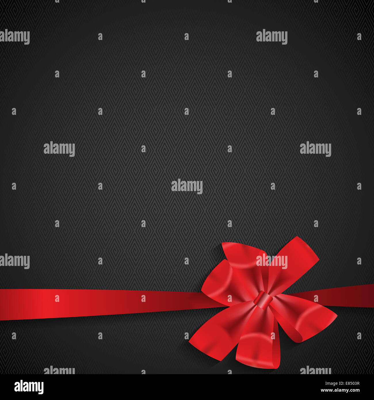 Abstract Background with Red Gift Ribbon . Vector illustration Stock ...