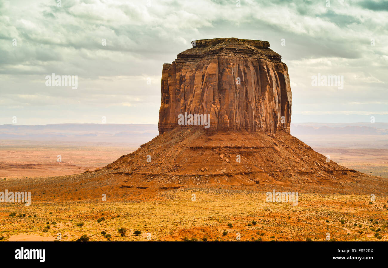 Merrick Butte, Monument Valley, Navajo Tribal Park, Arizona Stock Photo